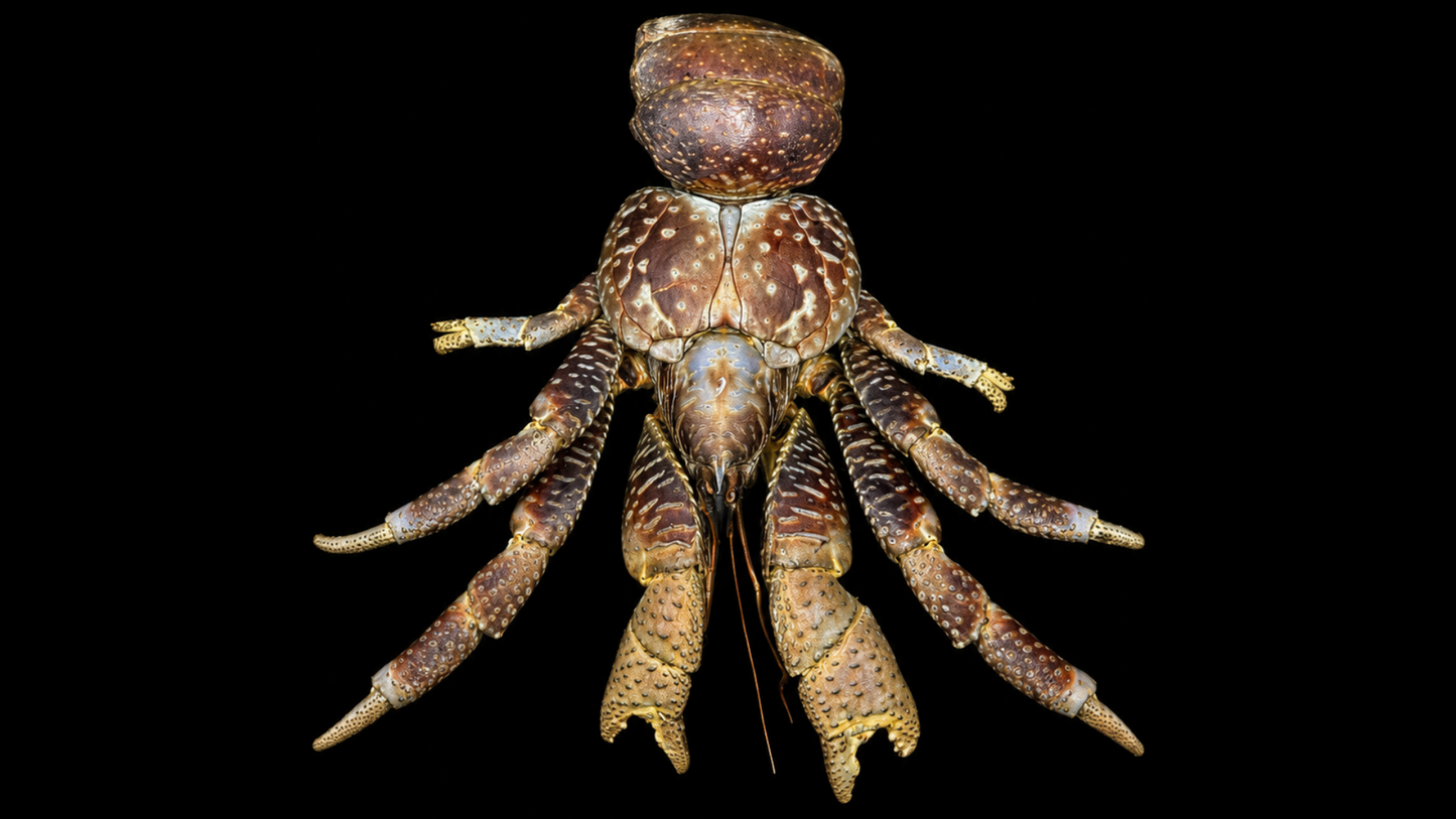 Coconut Crab (Birgus latro) | Preserved Crab Specimen | Real Robber Crab