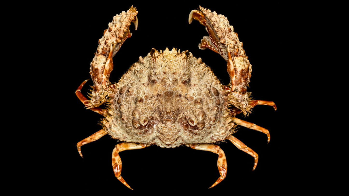 Hairy Crab (Pilumnus etheridgei) | Preserved Crab Specimen | Real Marine Crab