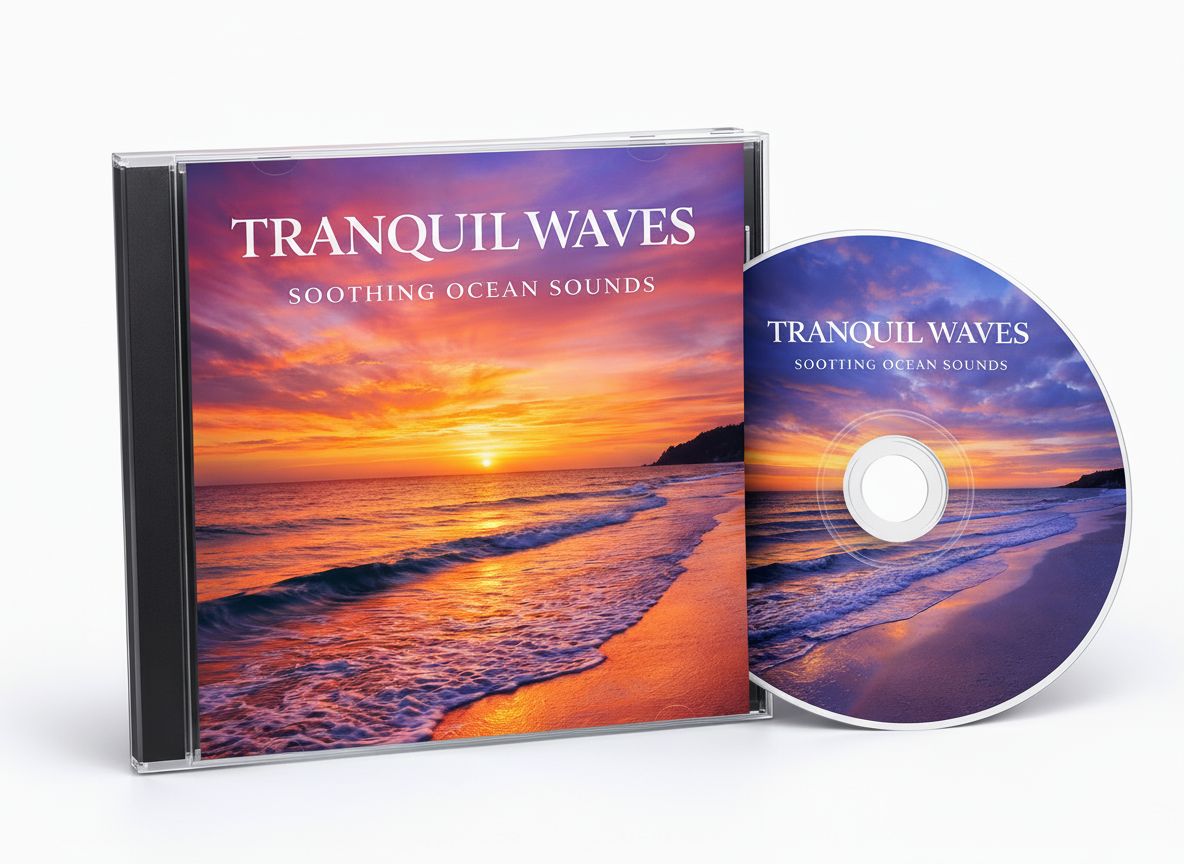 Nature CD - Tranquil Waves at Sunset