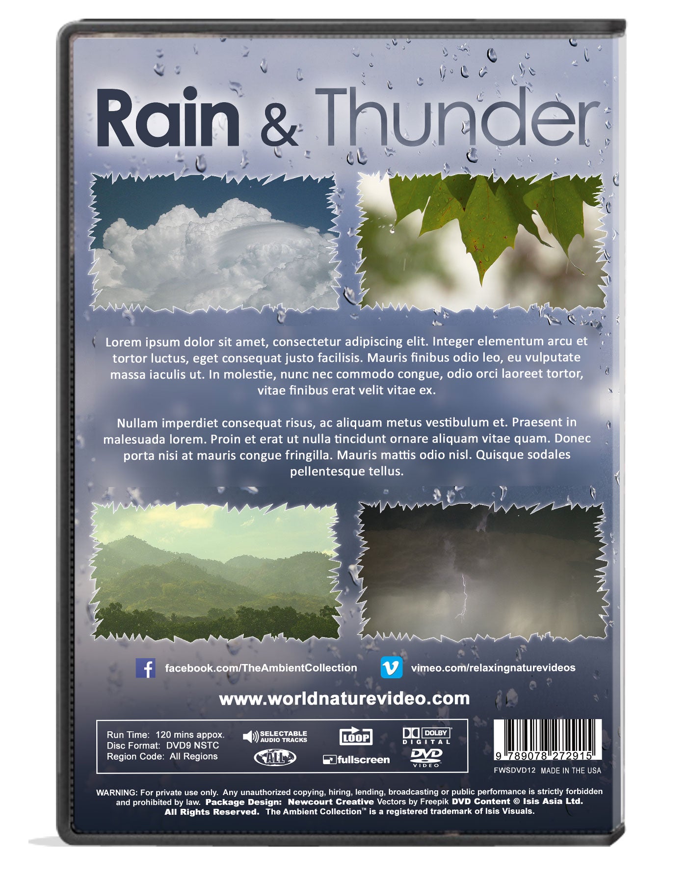 Rain and Thunder Dvd