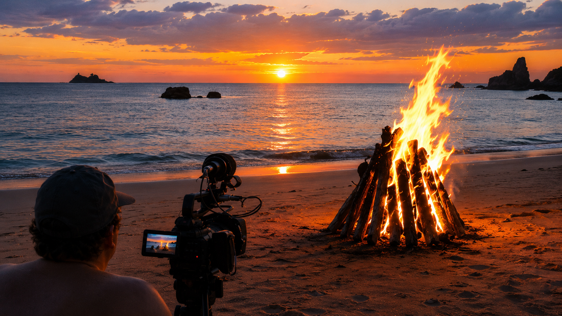 Campfire on the Beach