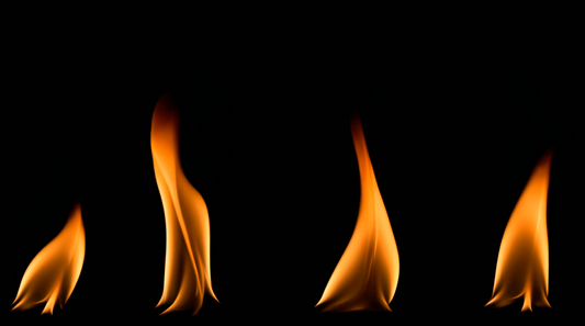 FIREPLACE - 4K Dancing Flames 1 Hour with Fire Sounds