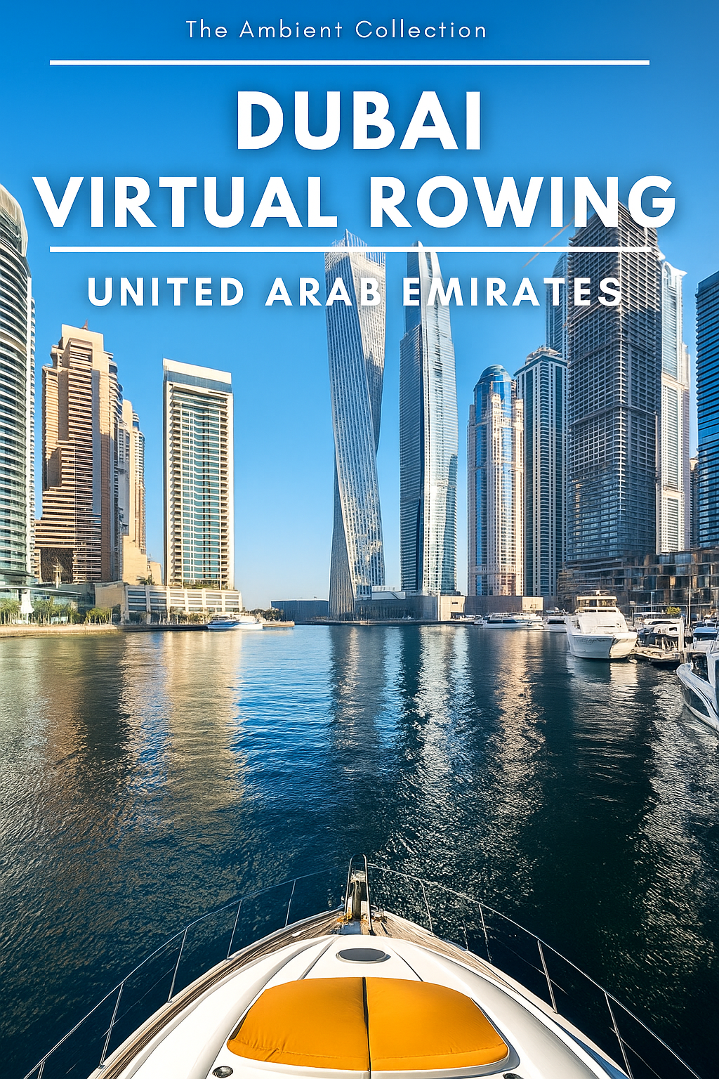 Virtual Rowing - Virtual Cruise - Tour in Dubai United Arab Emirates - Indoor Rowing Exercise and Travel Experience