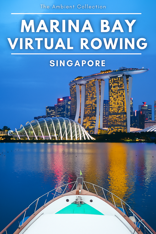 Virtual Rowing - Virtual Cruise Tour - Singapore River Indoor Rowing Workout Video and Travel Experience
