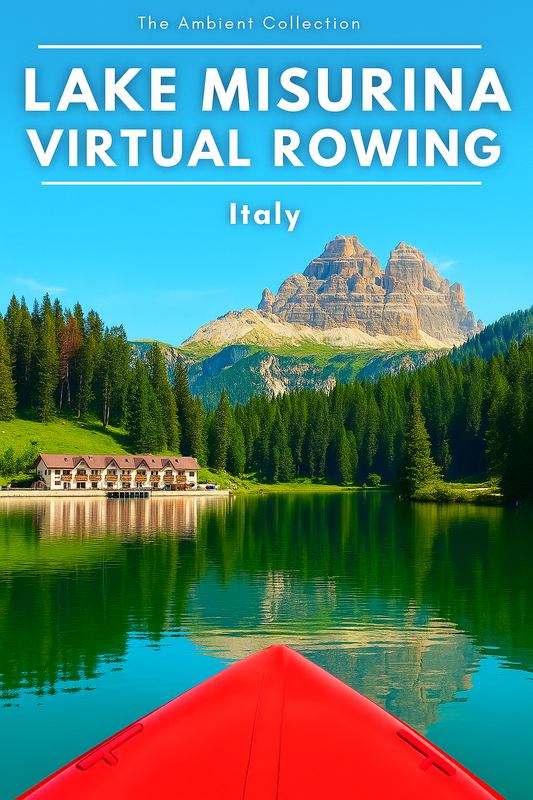 Virtual Rowing - Lake Misurina - Italy