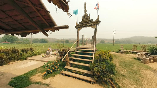 Virtual Walk - Bamboo Bridge - Mae Hong Son - Thailand
