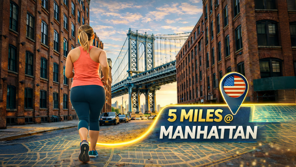 Challenge - 5 Miles In 30 Minutes In New York Manhattan