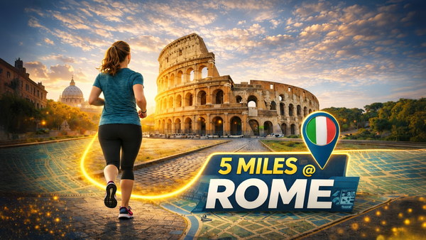 Challenge - 5 Mile Virtual Runs for Marathon Training Workouts of Rome