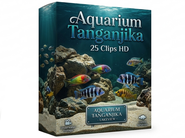 Creator Pack – 25 Single Clips of Aquarium Tanganjika (HD)