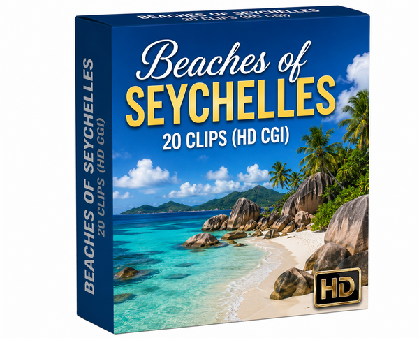 Creator Pack - 20 single clips of Beaches Of Seychelless (HD)