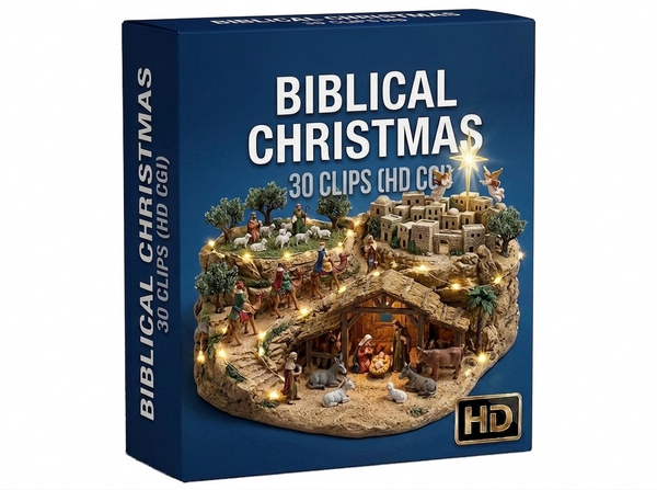 Creator Pack - 30 single clips of biblical Christmas (HD)