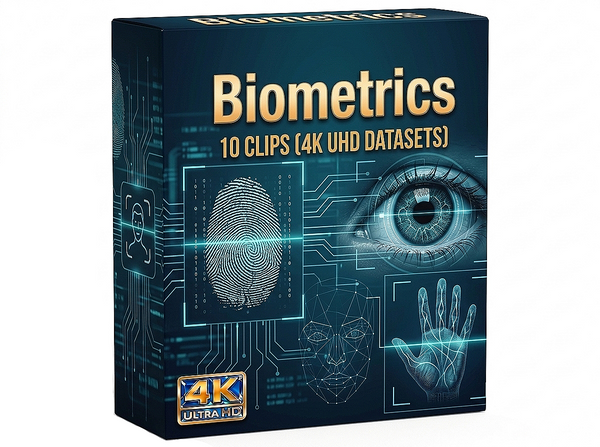 Creator Pack – 10 single clips of Biometrics (4K UHD)
