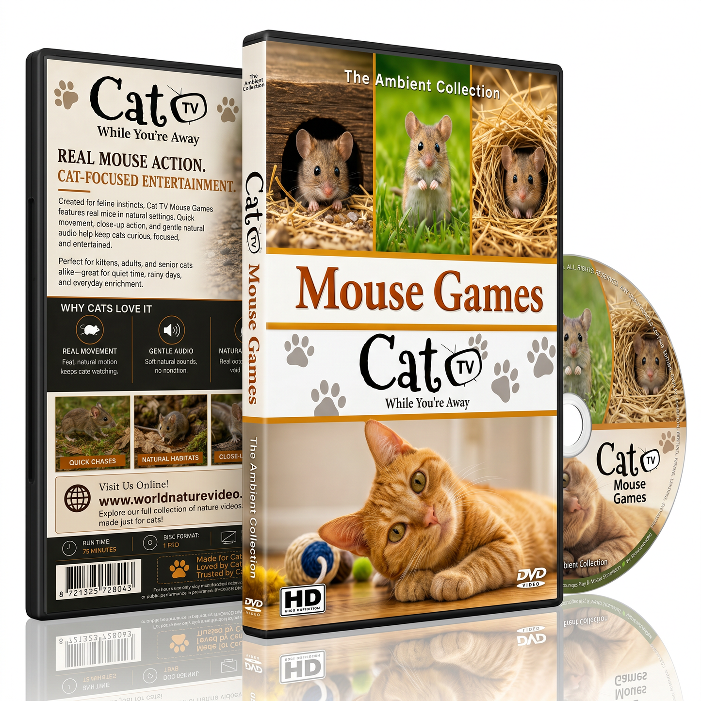 CAT TV - While You're Away - Mouse Games