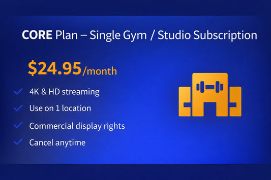 CORE Plan – Single Gym / Studio Subscription
