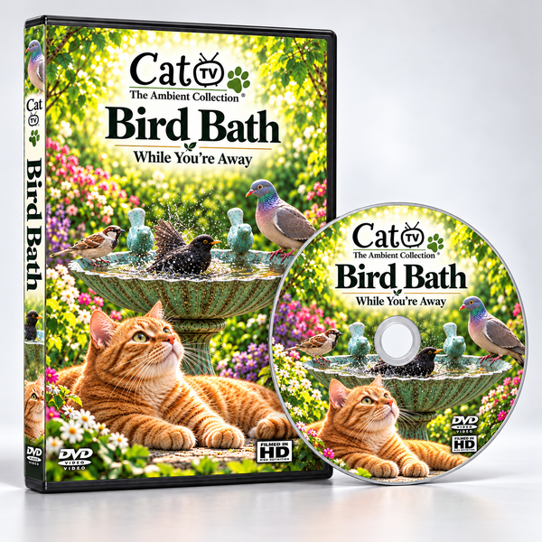 Cat TV - Bird Bath - While You're Away