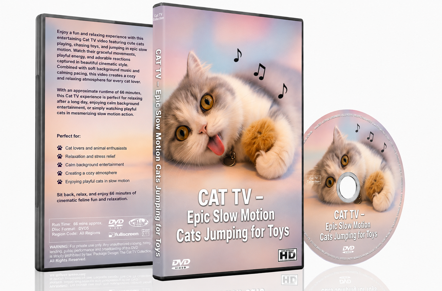CAT TV - Epic Slow Motion Cats Jumping for Toys