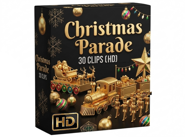 Creator Pack - 30 single clips of Christmas Parade (HD)