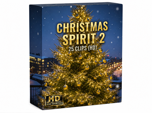 Creator Pack – 25 Single Clips of Christmas Spirit 2 (HD)