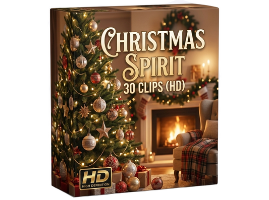 Creator Pack - 30 single clips of Christmas Spirit (HD)