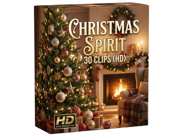 Creator Pack - 30 single clips of Christmas Spirit (HD)