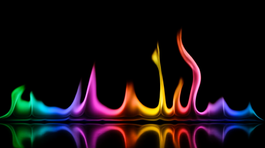 FIREPLACE - Color Gas Flames with Crackling Fire Sounds