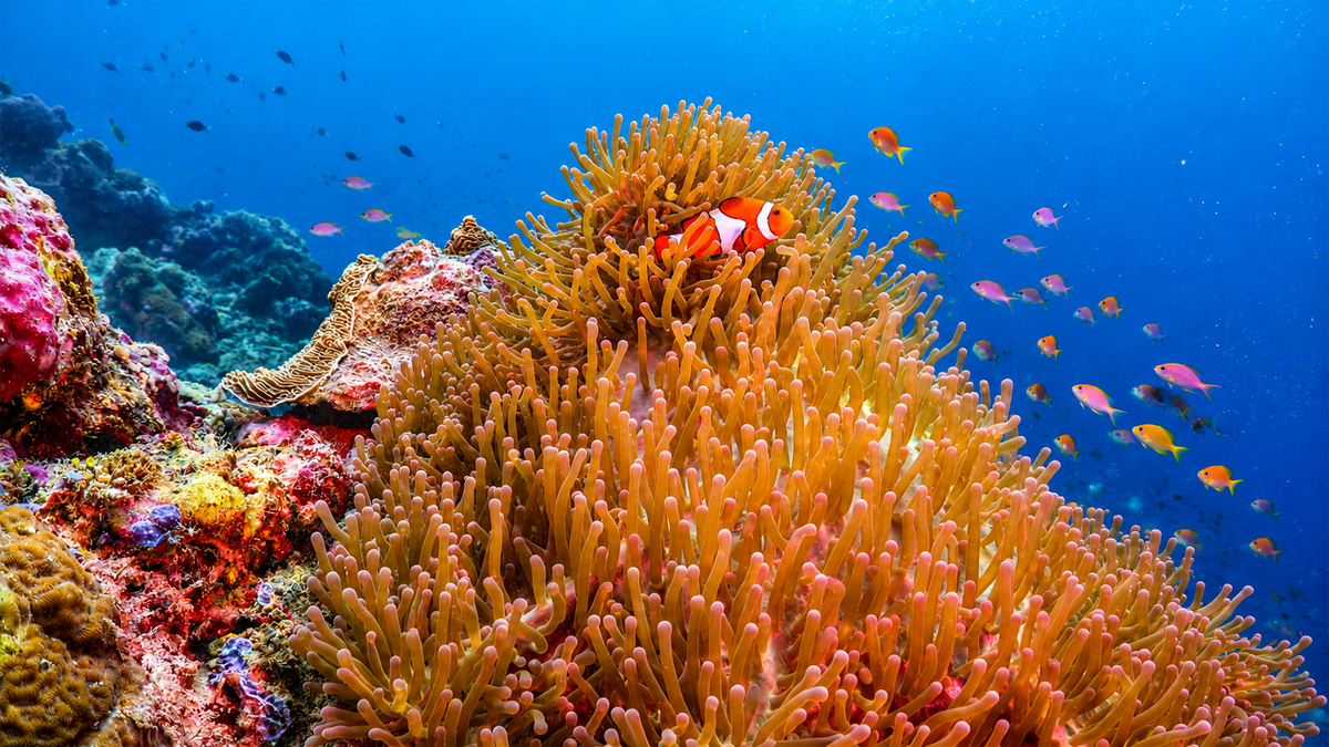 Clownfish Reef Scenes - Mellow Ocean Life