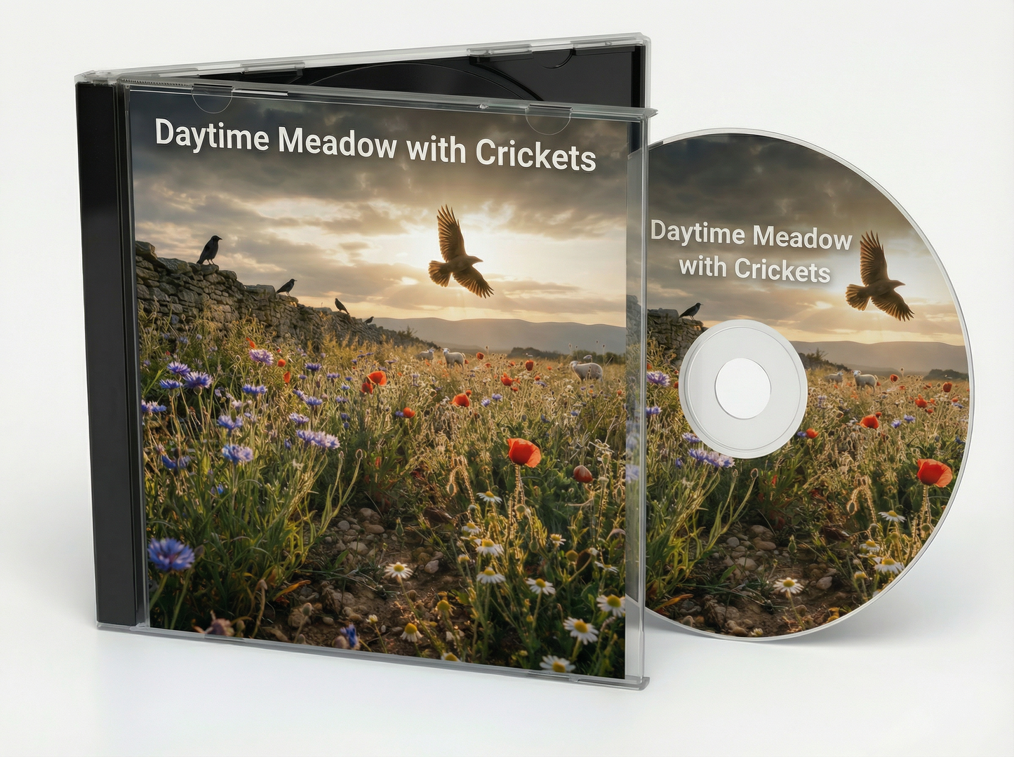 Nature CD Daytime Meadow with Crickets