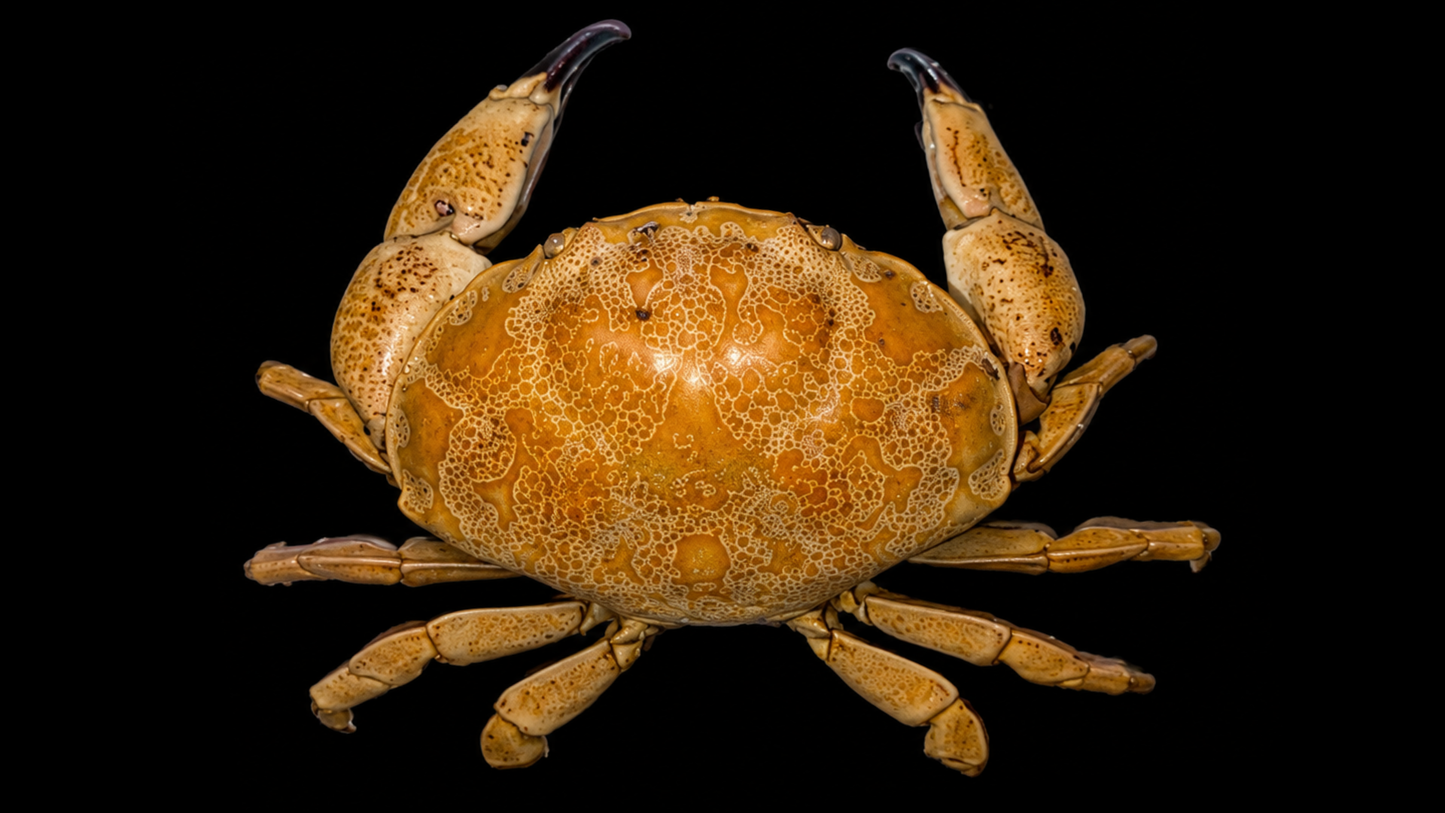 Egg Crab (Atergatis integerrimus) | Preserved Crab Specimen | Real Marine Crab