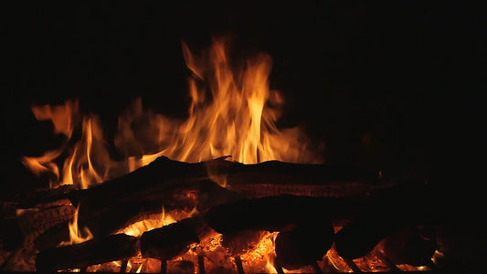FIREPLACE TV - Yule Log with Jazz Music