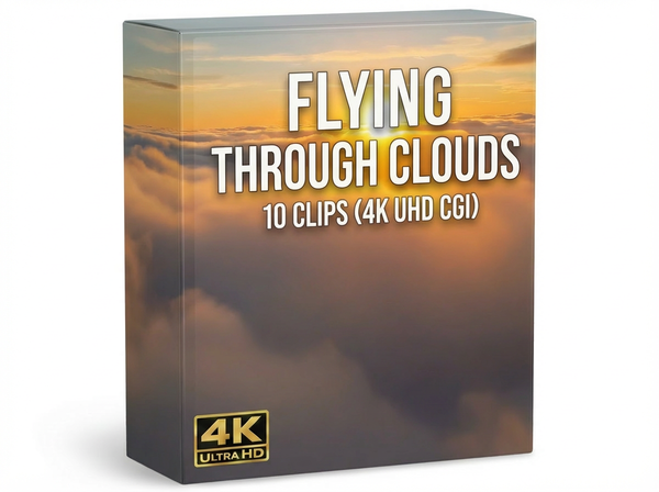 Creator Pack – 10 single clips Flying Through Clouds (4K UHD)