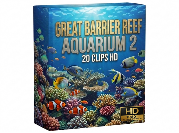 Creator Pack - 20 single clips of Great Barrier Reef Aquarium 2 (HD)