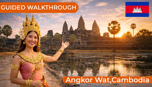 Guided Walkthrough - Temple Complex Angkor Wat, Cambodia