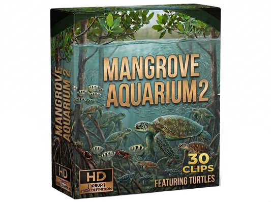 Creator Pack - 30 single clips of Mangrove Aquarium 2 (HD)
