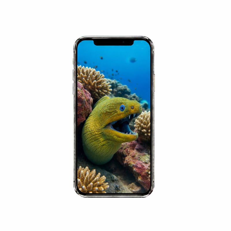 Vertical Creator Pack - 10 single clips of Moray eel (4K UHD)