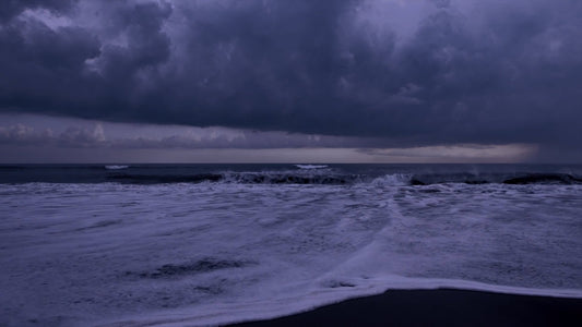 NATURE SOUND  - Dark Waves with Ocean Sounds