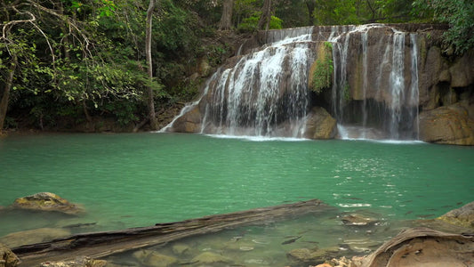 NATURE SOUND - Erawan Waterfalls 3 with Natural Sounds
