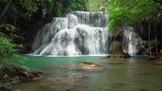 NATURE SOUND - Emerald Waterfalls - A Tropical Sanctuary of Sounds