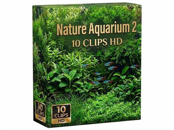 Creator Pack - 10 single clips of Nature aquarium 2 (HD)