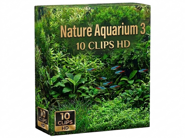 Creator Pack - 10 single clips of Nature aquarium 3 (HD)