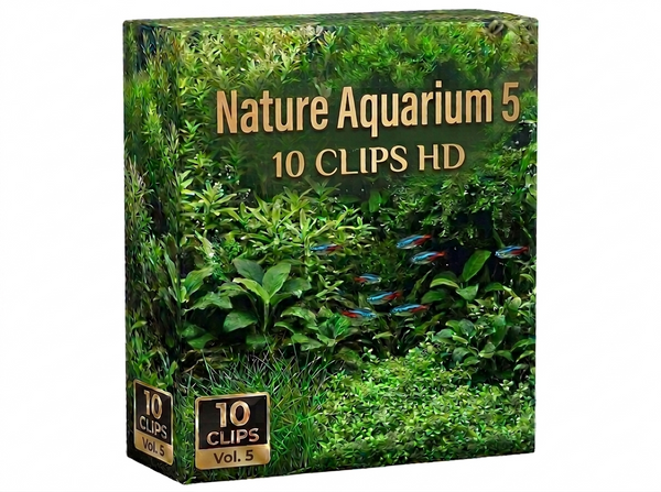 Creator Pack - 10 single clips of Nature aquarium 5 (HD)