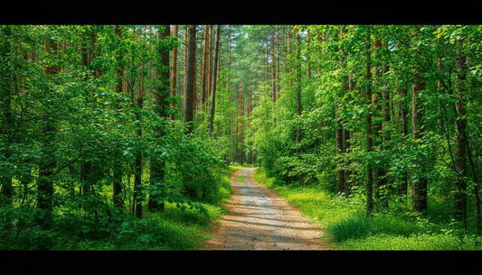 Virtual Cycle Rides - Pine Forest 180 degree Video Mountain Bike Vision