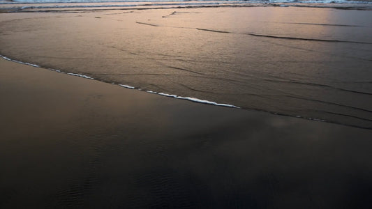 SLEEP TV - 8 Hours Storm Clouds and Moon Light Beach with Waves and Wind Sounds from Bali
