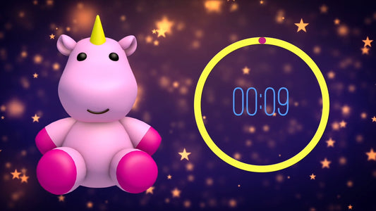 SLEEP TV - Unicorn with Stars and Lullaby Sounds