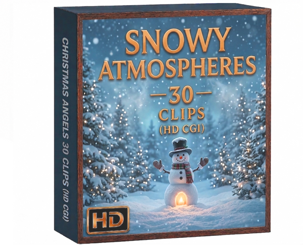 Creator Pack - 30 single clips of Snowy Atmospheres (HD)