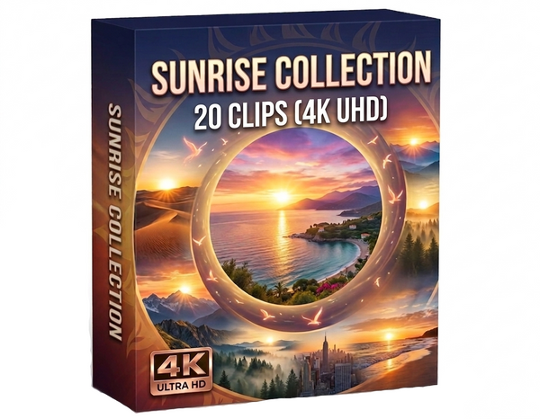 Creator Pack - 20 single clips of Sunrise Collection (4K UHD)
