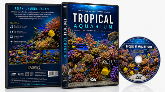 Tropical Aquarium DVD – Relaxing Coral Reef Fish with Music & Natural Sea Sounds