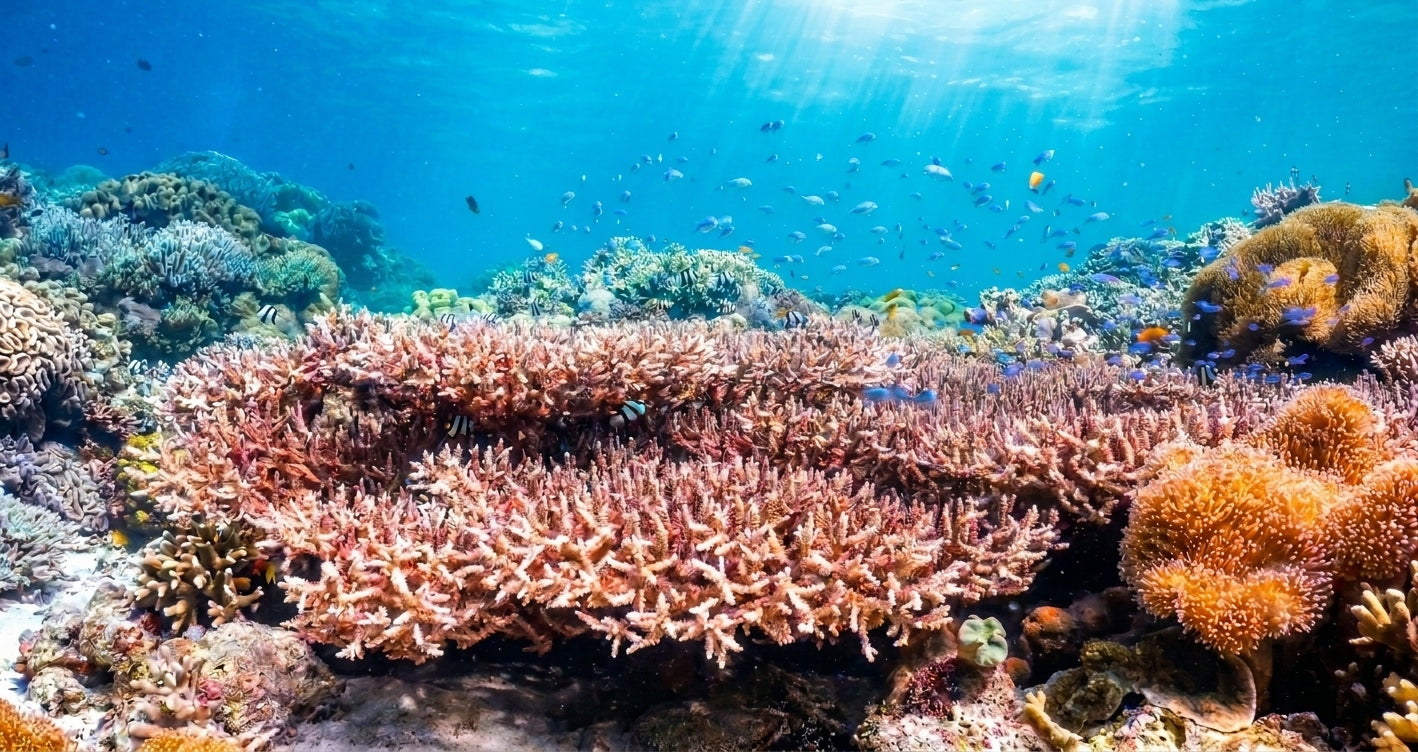 Tropical Coral Reefs - A Serene Underwater Journey