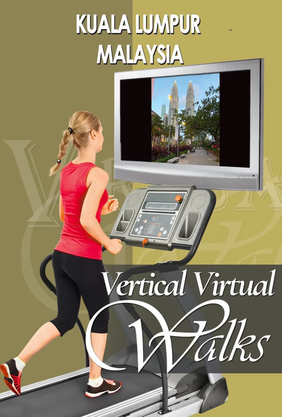 Vertical Video Walks - Kuala Lumpur - Street Art - Petronas Towers at Twilight - Malaysia