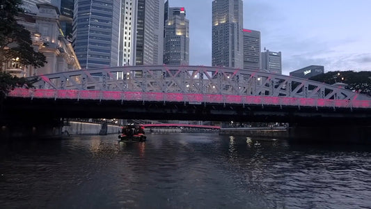 Virtual Rowing- Singapore River Indoor Rowing Workout Video and Travel Experience