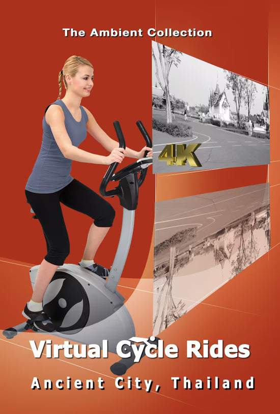Virtual Cycle Rides - Cycle in World's Largest Outdoor Museum Ancient City - Thailand